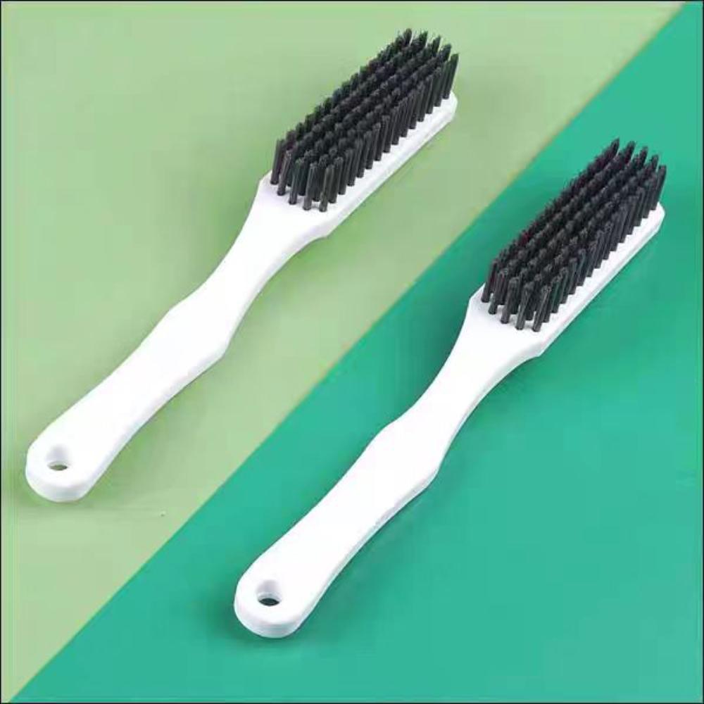 10pcs Brush Hard Bristled Plastic Long Handle Household Student Dormitory Daily Multifunctional Cleaning Brush