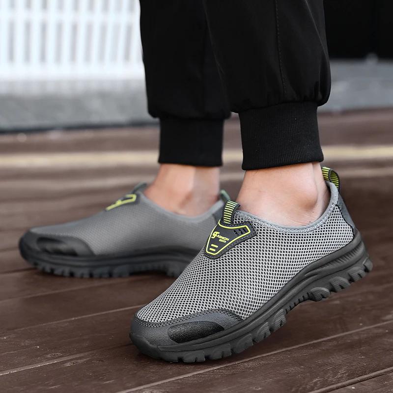 Men's Lazy Shoes Convenient Easy To Weara Mesh Design Breathable Non Slip Sole Is Suitable for Outdoor Walking Leisure Shoes