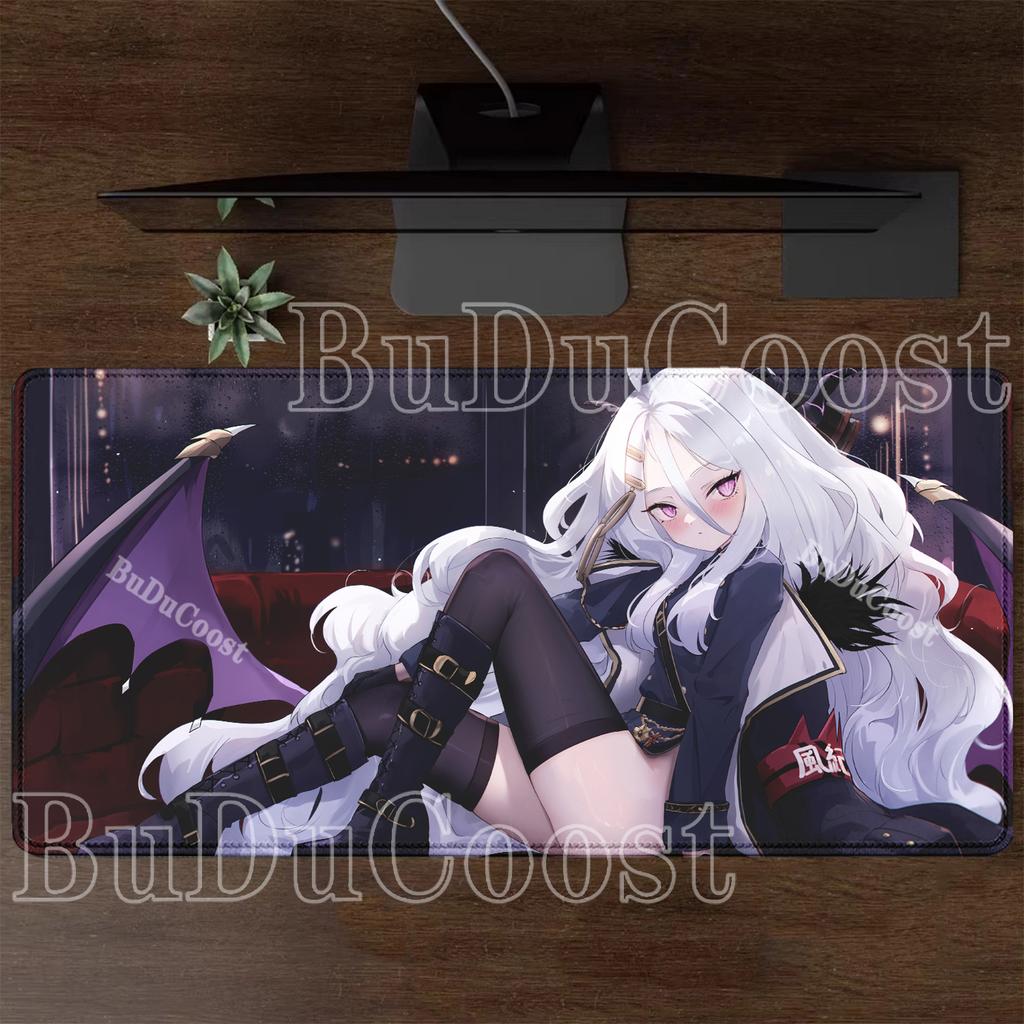HD Printing Blue Archive Sorasaki Hina Large Mousepad Non-slip XXL Mouse Pad Keyboard Kawaii Anime Girl Overlock Office Desk Mat