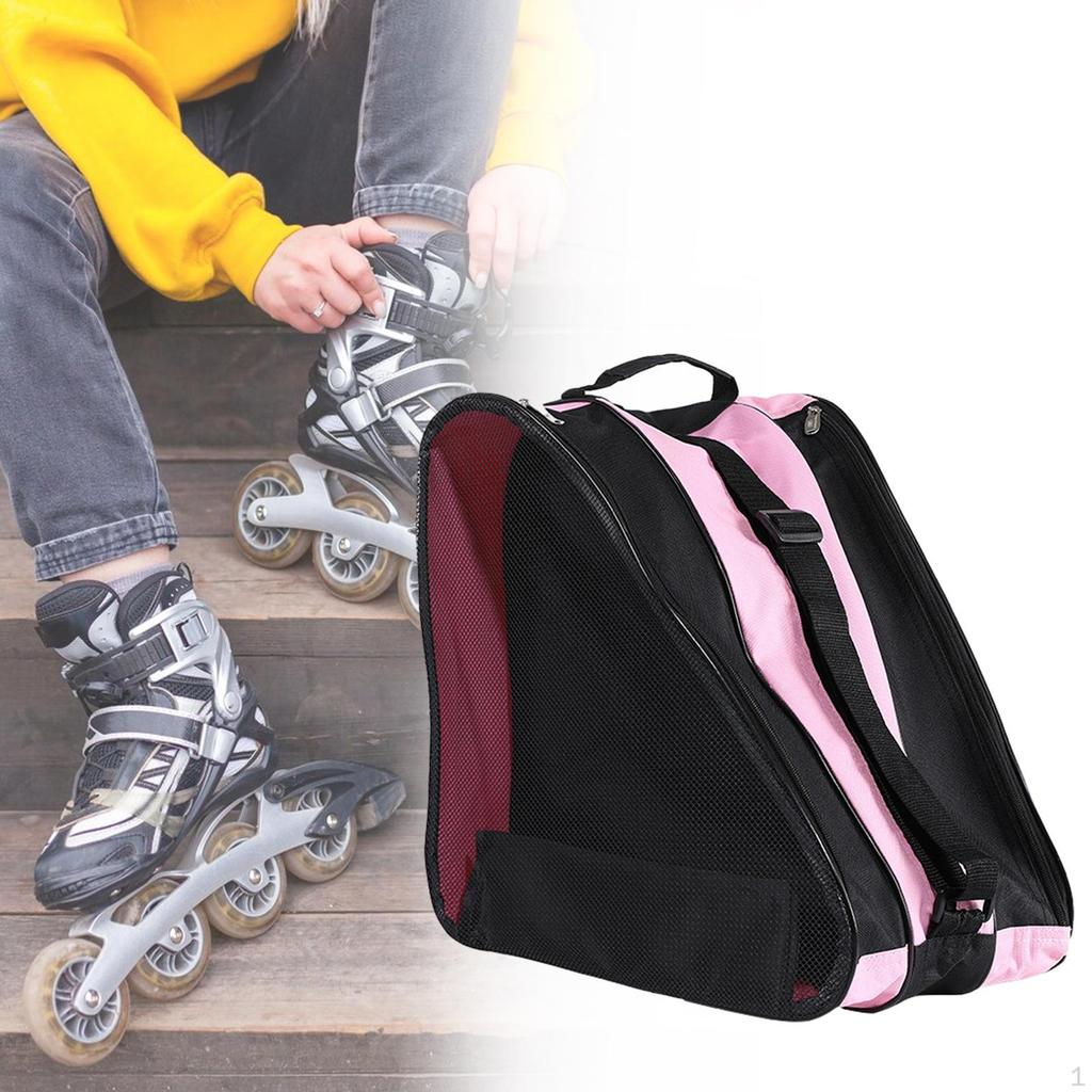 Rollschuhtasche Inline 3-lagig mit verstellbarem Schultergurt zur Aufbewahrung