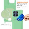For Motorola Edge 60s 5G/Motorola Edge 60 Fusion 5G/Motorola Edge 60 5G Case Liquid Silicone Card Holder Back Phone Cover with Lanyard