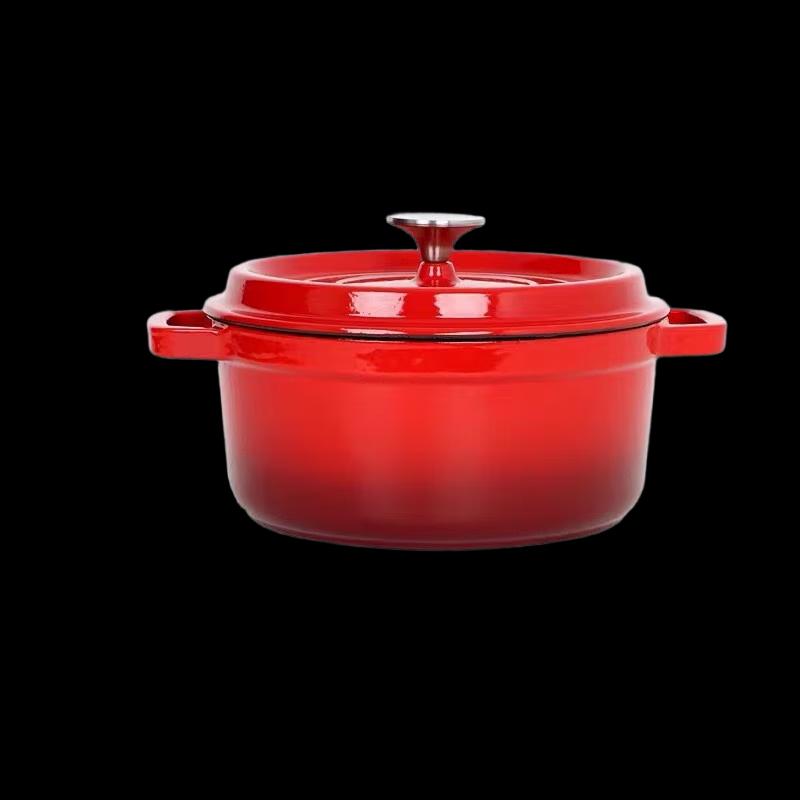 OJW Cast Iron Enamel Stew Pot