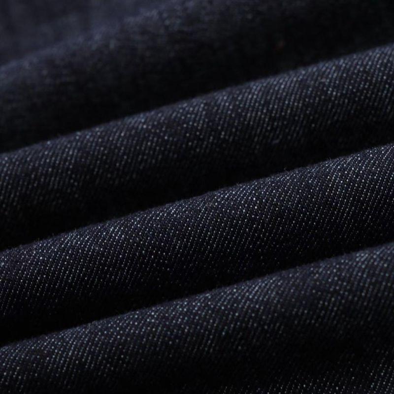 Kaslead New Arrival Women's Clothing Fashion Style Fashionable Golden Inlaid Denim Midi Skirt Dress 2022576