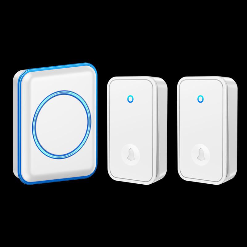 Multi-Functional Wireless Smart Doorbell: Long-Range, Self-Powered, Waterproof, Two-in-One System White - China Standard