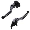 nakira Brake and Clutch Lever Set for Zephyr Balios and Estrella 650 W800, ZZR250, 400, ZRX400, II, (Gunmetal)