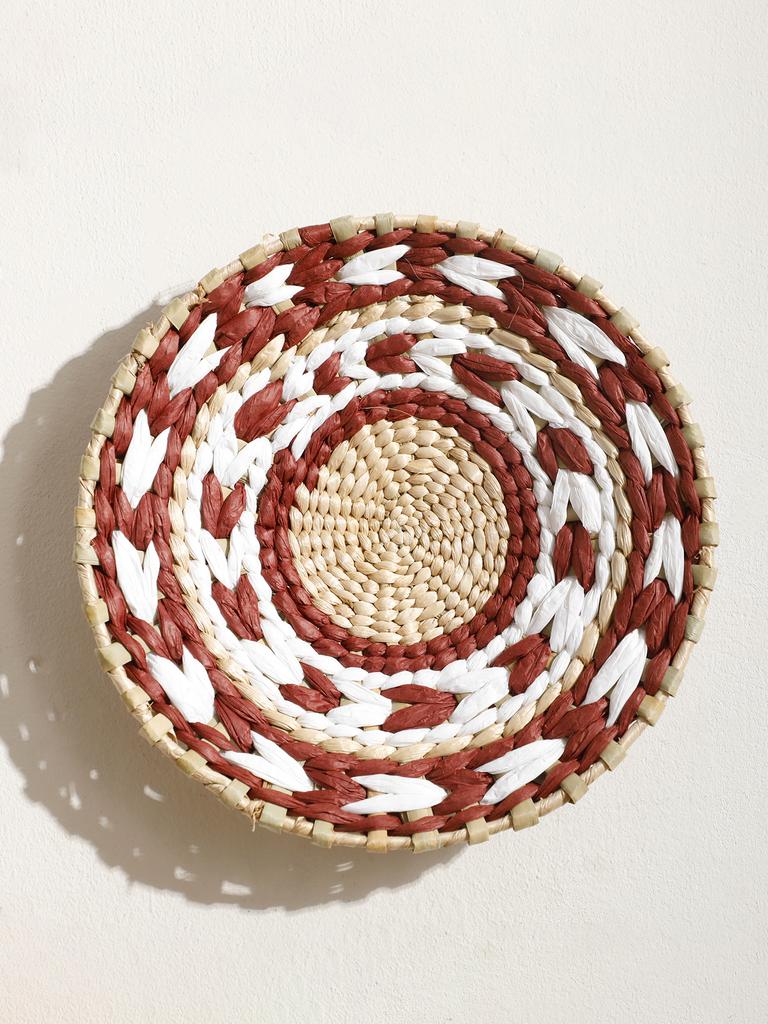 Seagrass Article Wall Basket Hanging Decor Handmade Boho Home Decoration Room Decors Aesthetic for Living Room Bedroom Ornament