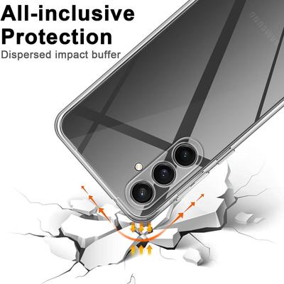 Pour Samsung Galaxy A56 5G Coque Anti-Empreintes Digitales Cristal Clair TPU Housse de Téléphone