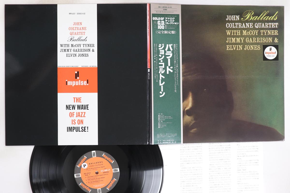 

LP Record JOHN COLTRANE - Ballads SGD1 IMPULSE 1991 Japan Obi Jazz Used