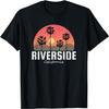 Koszulka Riverside Damska Męska Dzieci California Retro Zachód Słońca Koszulka