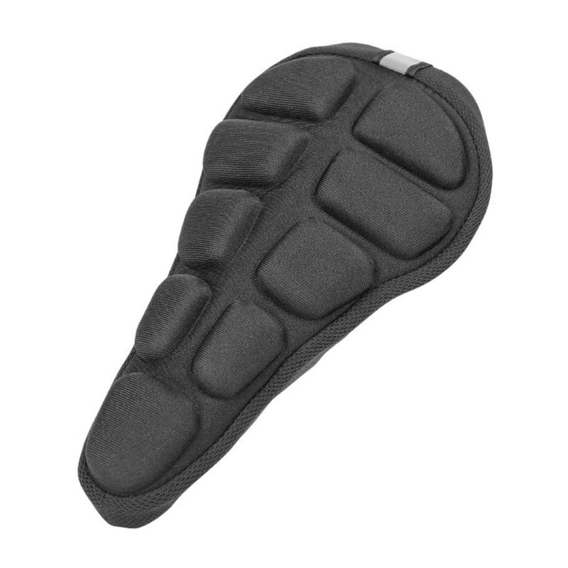 Bike Saddle Cover, Silicone Padded Shockproof Bike Seat Cover Improved Comforts 1