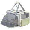 Breathable Mesh Portable Cat Backpack Expandable Large Space Pet Airline Soft Carrier with Top Opening