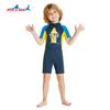 New 2.5MM children's wetsuit thermal one-piece short-sleeved wetsuit medium and older children's cold-proof snorkeling surf suit