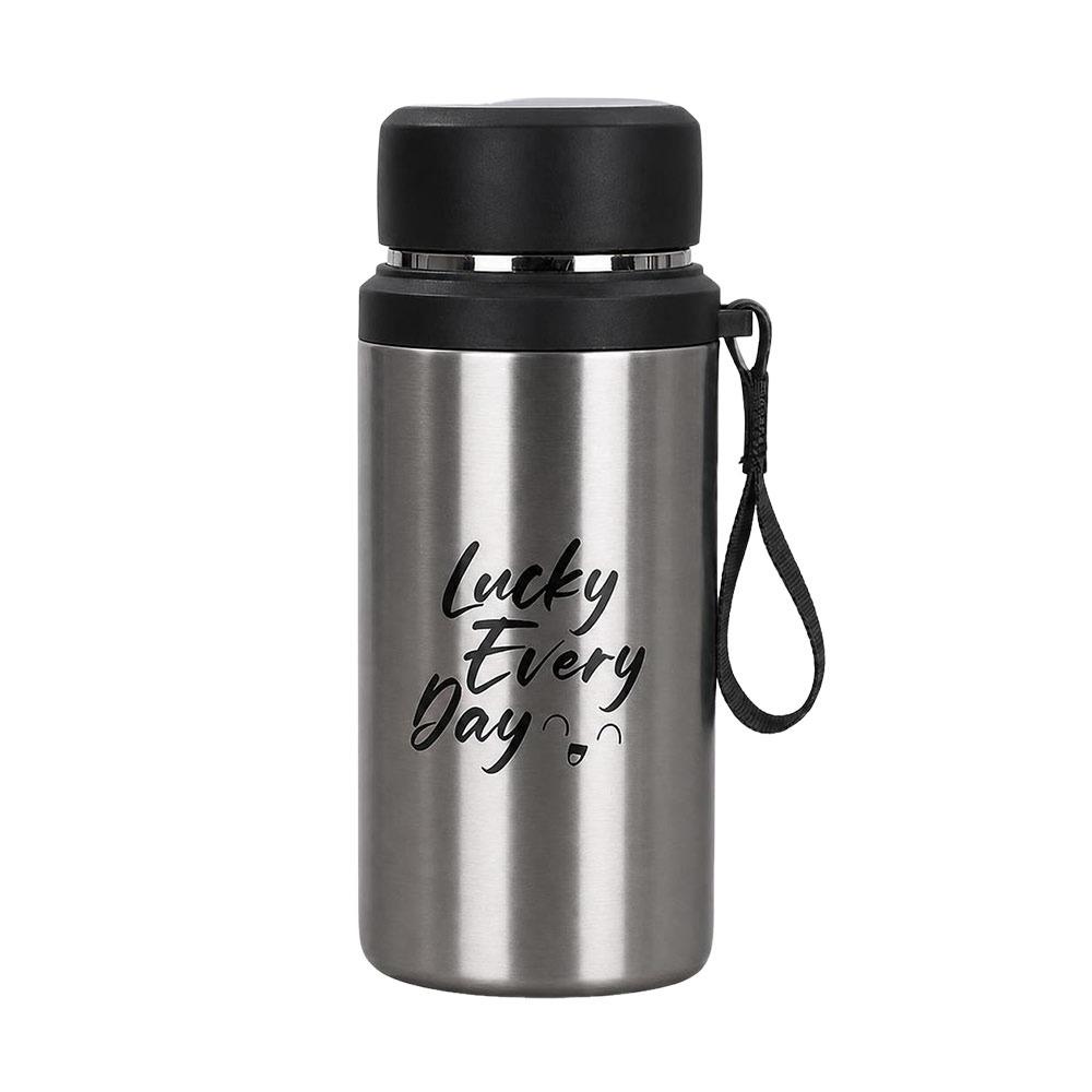 800/1000ml Vacuum Insulated Bottle Built-In Tea Infuser Stainless Steel Flask Outdoor Use