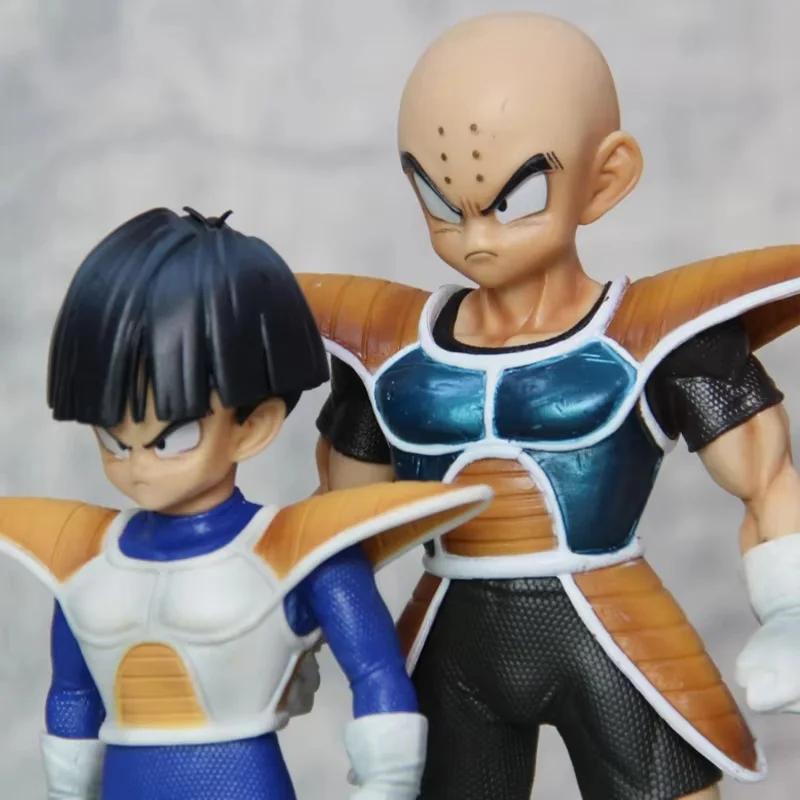 23cm Dragon Ball Z Anime Fighting Suit Krillin Son Gohan Action Figure Pvc Model Statue Collection Decoration Toys Gift Doll