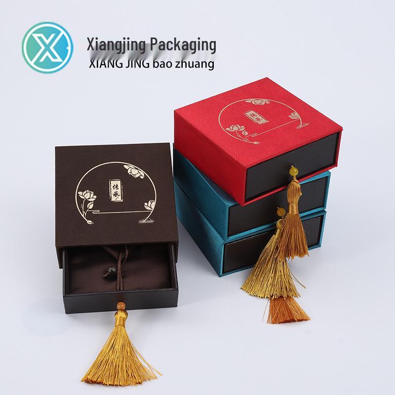 Dafuku Jewelry Box: Antique-Style Drawer Bracelet & Ornament Storage