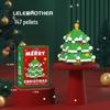 Stavebnice Santa Clause z mikročástic: 60 typů, Slepá krabička kompatibilní s Lego