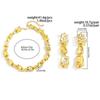 Salircon Vintage Chunky Necklace Irregular Geometric CCB Necklace Drop Earrings Jewelry Women Fashion Accessory Party Daily Wear