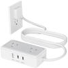 Premium-1.2M 5-Outlet US Power Strip With 20W USB-C Fast Charging US Plug