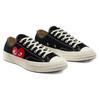 Converse Comme Des Garçons PLAY X Chuck 70 Low Black 2023 Unisex Sneakers Red Egret A08796C