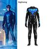 Titans 2 Nightwing Halloween Bodysuit Set For Adults And Kids