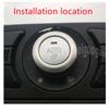 ABS Car Climate Control Knob Panel Switch Knobs Button Air Conditioner Button Repair Cap Cover For BMW 5 Series E60