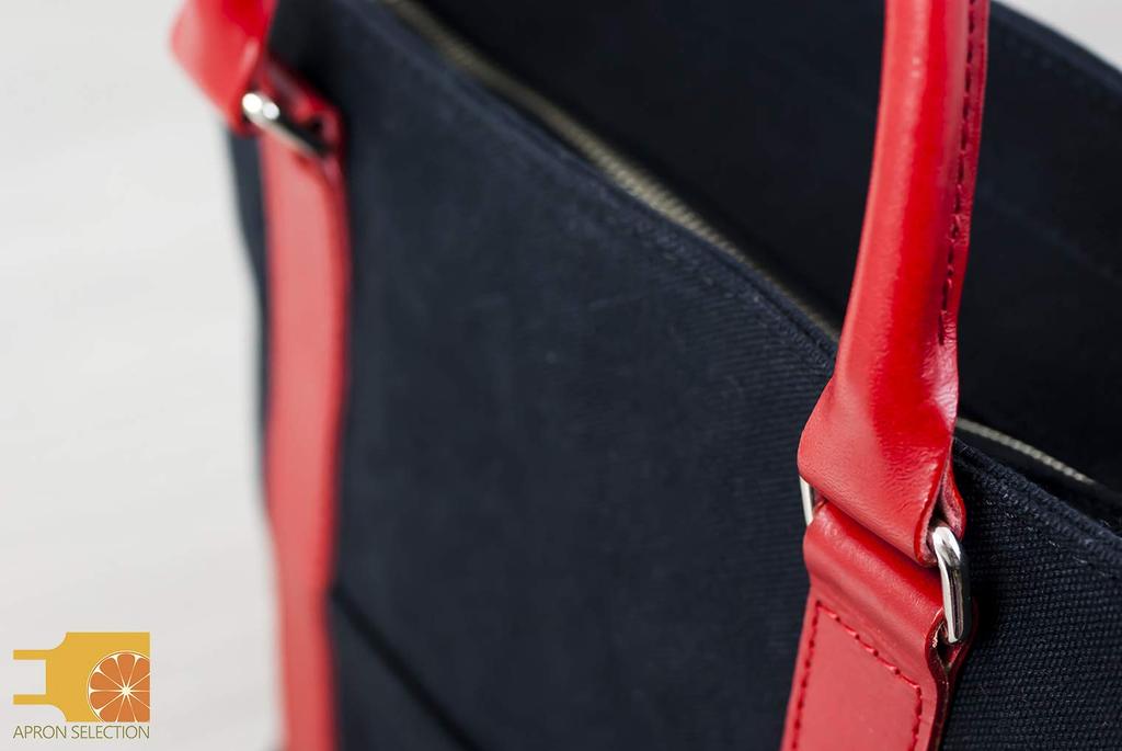 Hinomoto Canvas Tote Bag 32 X 41 X Canvas 2WAY Tote 103M Bag Water Repellent Strap for Shoulder [Black / Approx. 11.5 Cm] No. (With zipper/Shoulder