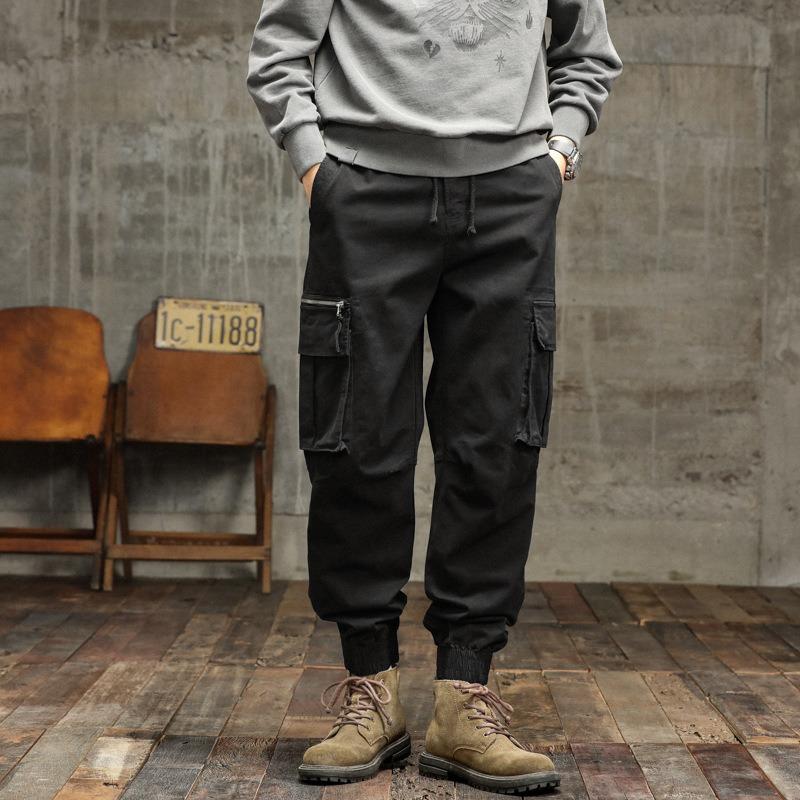 

Overalls Thick Men s New Casual Pants Thickened and Velvet Men s Pants Winter High-end Men s Pants Trendy Men s Pants 29