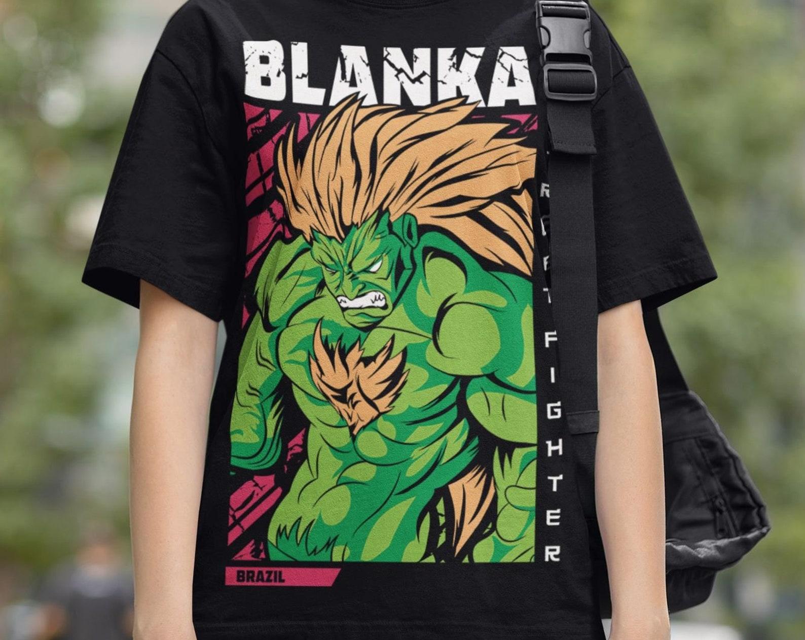 Blanka Champ SF2 The World Warrior Premium Unisex T-shirt. S