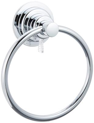 SANEI Towel Ring Powerful Vacuum Suction Rack, Type, Cup, Metallic, PW5373-1