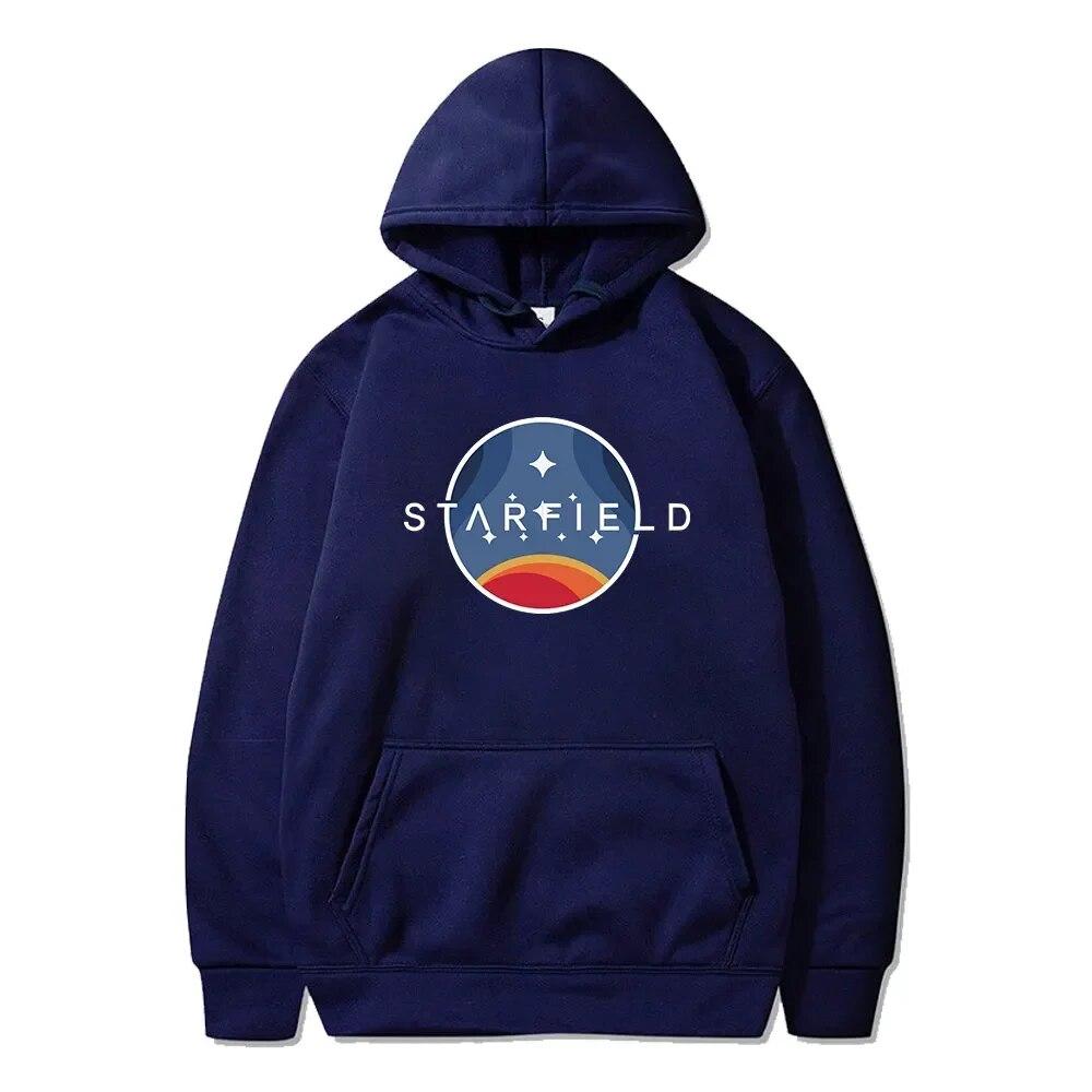 2023 Starfield Retro Constellation Hoodie New Game Merch Long Sleeve Sweatshirts Harajuku Streetwear Women Unisex Fashion Clothes
