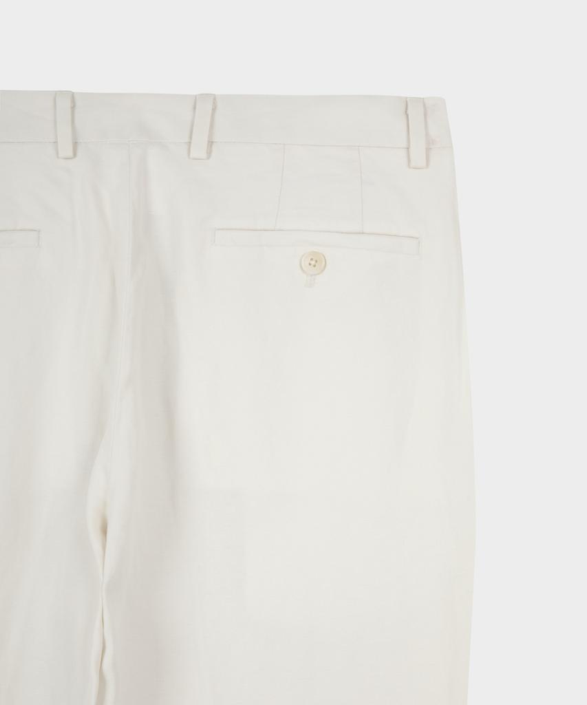 BROOKS BROTHERS Linen Cotton Pants (Ivory) (Bbpcmm7792Bfm)