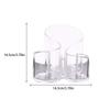 Makeup Box Cosmetic Case Eyeliner Holder Compact Size Long-lasting Transparent Clear Fashionable Home Supplies