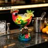 Exquisite Craft Ornaments for Living Room 3D Tropical Ocean Theme Glass Cup, Resin Art Parrot And Personalized Holiday Presents Turtle Design,