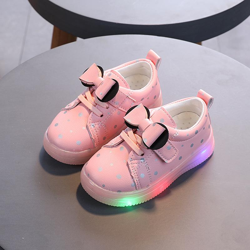 

Новые детские кроссовки Flash Bow Dot Casual Sneakers 30