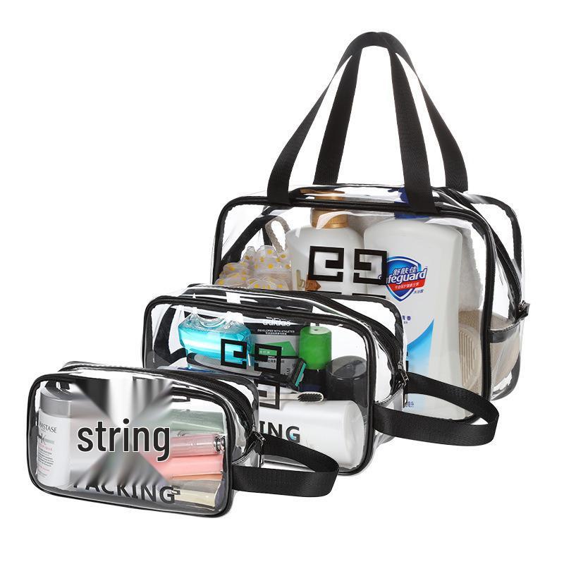 

Водонепроницаемая прозрачная косметичка из ПВХ — Большая вместимость, Высококлассный стиль, Портативная и многофункциональная сумка для умывальных принадлежностей. Small (21*8*13cm)