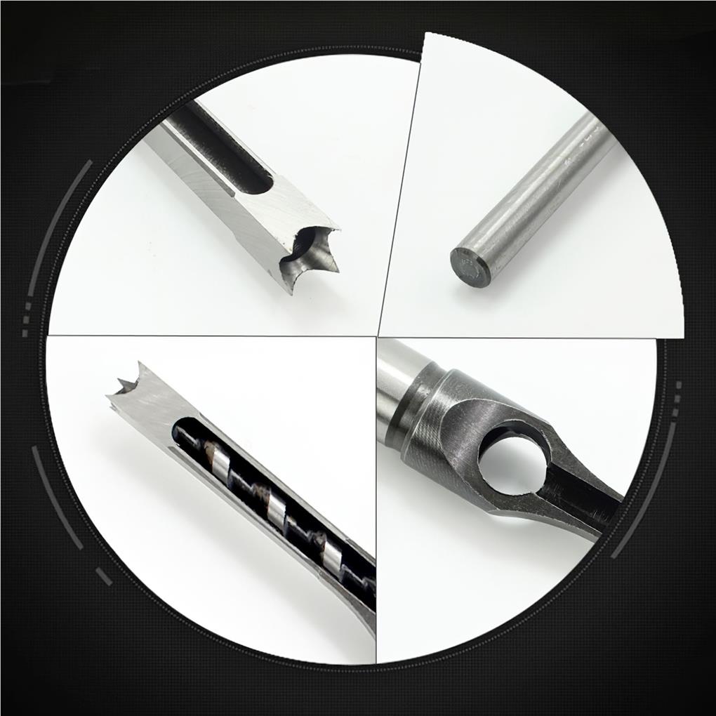Wood Drill Bit Square Hole Multifunctional Portable Universal Saw Drilling Punching Tool Professional Woodworking