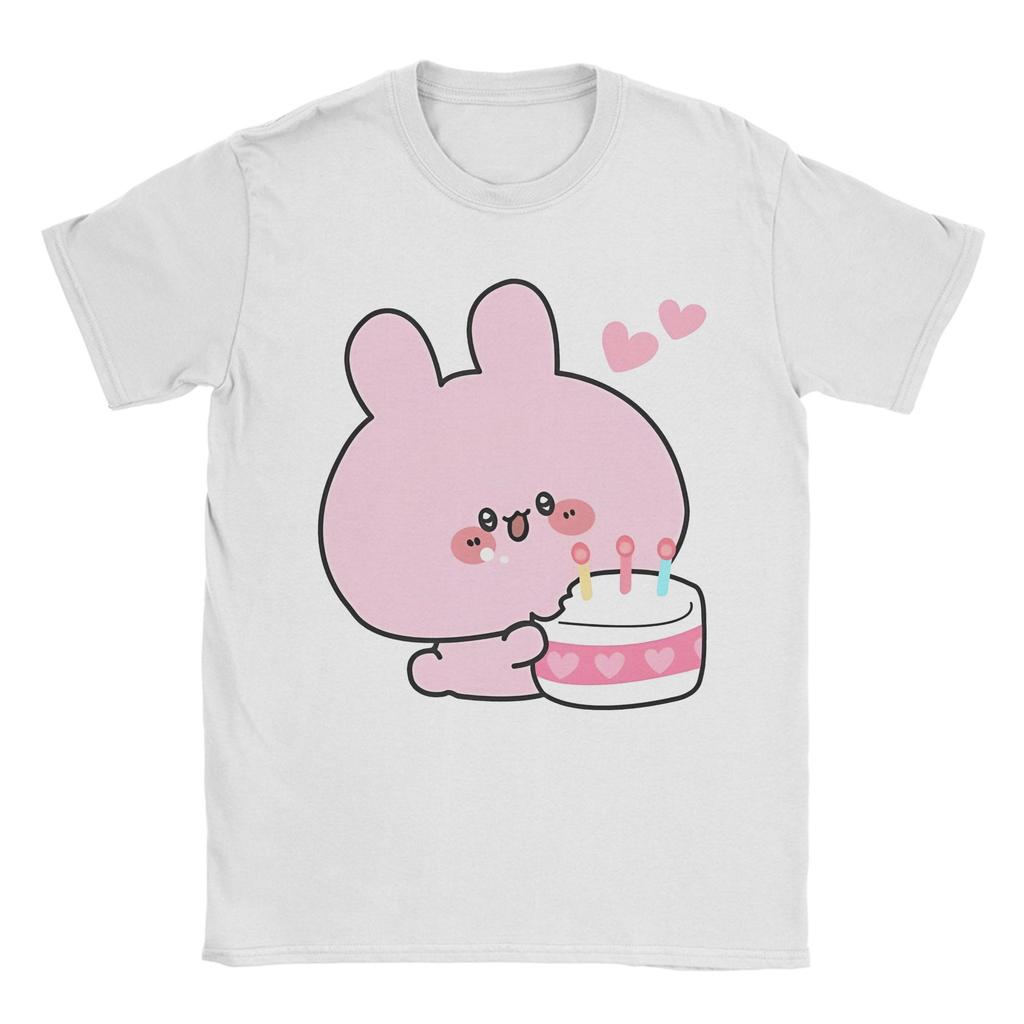 Men Womens Heartfelt Pink Affection Love T Shirts Asamimichaan Cute Asamimi Pure Cotton Tee Shirt Plus Size TShirts