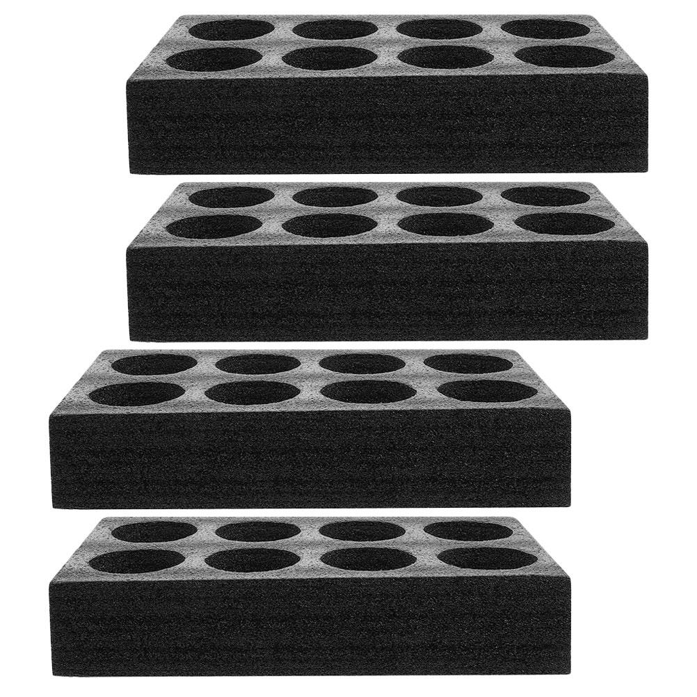 

4 шт. подставка для чашки молока, чая, поднос для напитков, одноразовые кофейные чашки, аксессуары для напитков, держатели для кружек чёрный