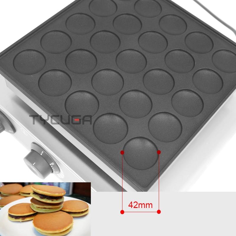 Commercial 9/25 Holes Dutch Poffertje Grill Mini Pancake Machine Electric Pancake Maker Muffin Griller Machine Non-stick Griller