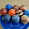 Children'S Eight Star Pinball Toy Moon Star Sponge Elastic Pinching Stress Relieving Toy Printed Planet Education Teaching Tool