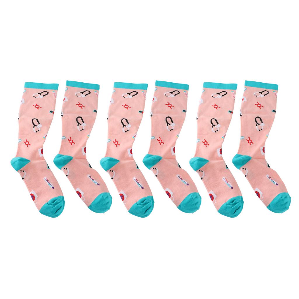 3 Pairs Extra Wide Calf Compression Socks for Men Women Knee High Graduated Support Plus Size Compre