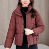 Fashion Woman Winter Short Coats Stand Collar Casual Thick Warm Parkas Women Jackets