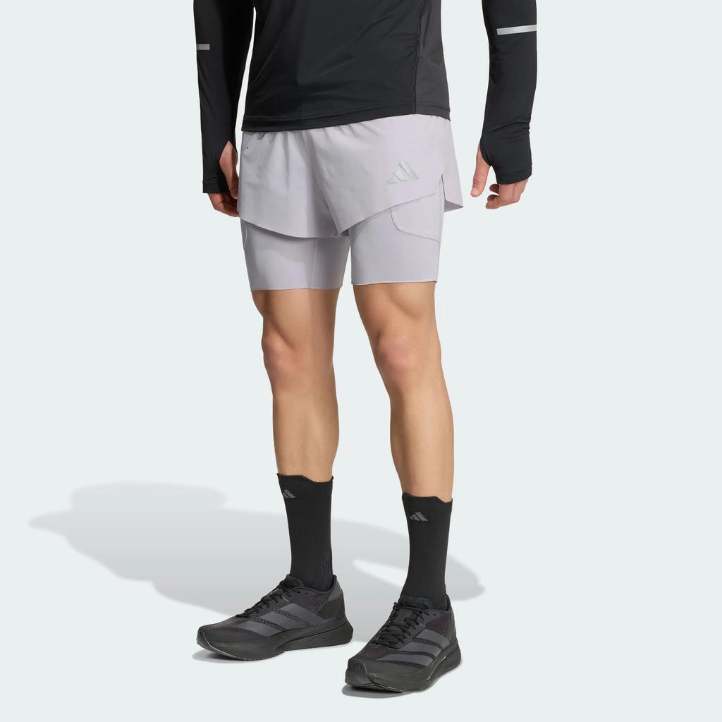adidas Adi365 4 Pocket 2 In 1 Training Sports Solid Color Simple Running Shorts Men Shorts KS6098