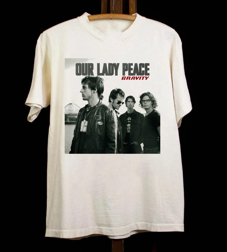 

Our Lady Peace Band Gravity Album White T Shirt Full Size S5XL KK2425 Unisex T-Shirt M