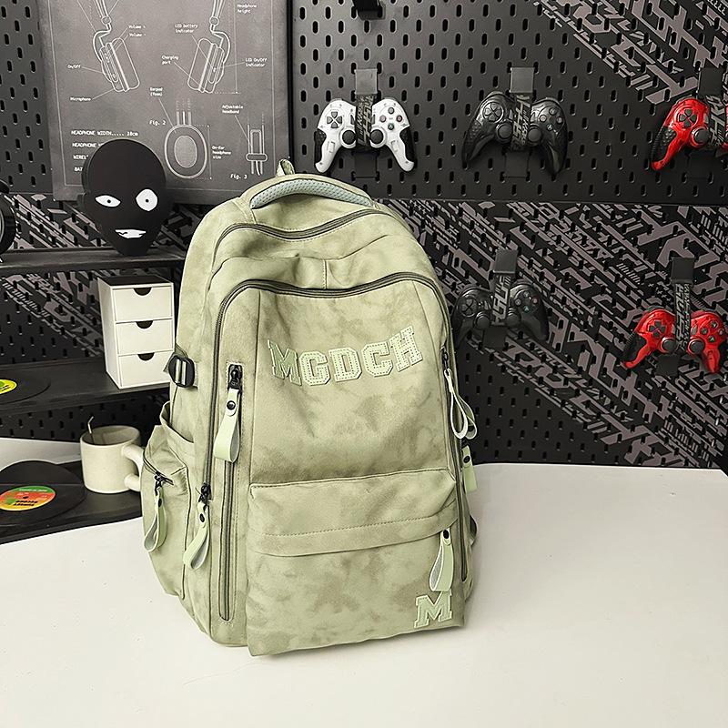 New schoolbag tooling romantic couple backpack large capacity middle and high school students air cushion backpack