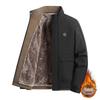 Men's Plus Size American Style Fleece Lined Winter Jacket