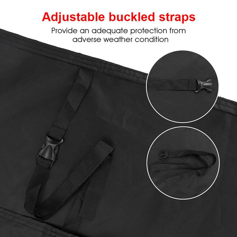 Waterproof Bicycle Covers Dustproof Bike Tent Multipurpose Protective Sleeve XL Size Case Snow Rain UV Protector Black