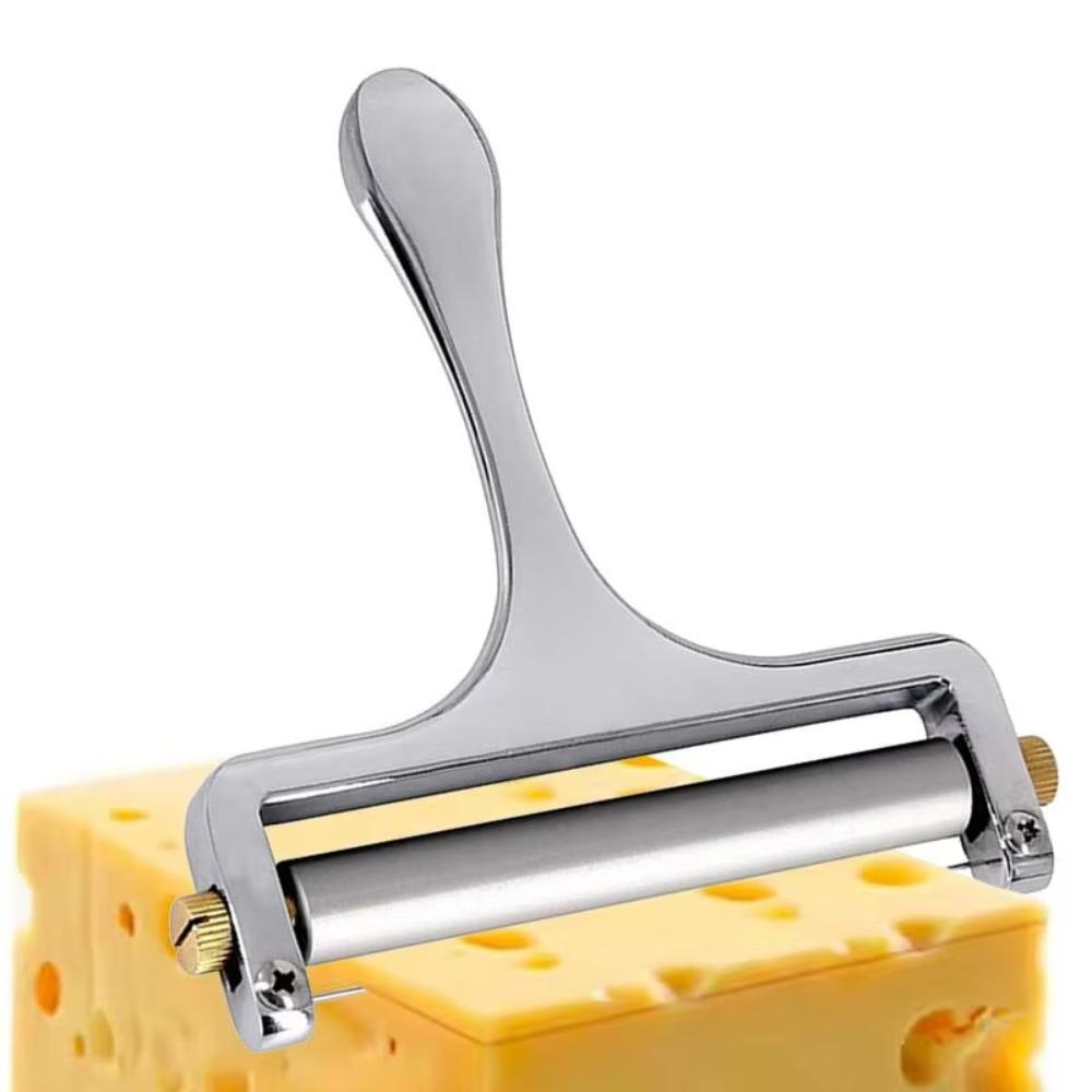 with Replacement Wire Cheese Slicer Adjustable Thickness Cheese Block Grater Cheese Cutter Cheddar
