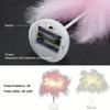 Battery Power Led Night Light For Bedroom Wedding Decoration Feather Table Lamp With Smart Room Night Light