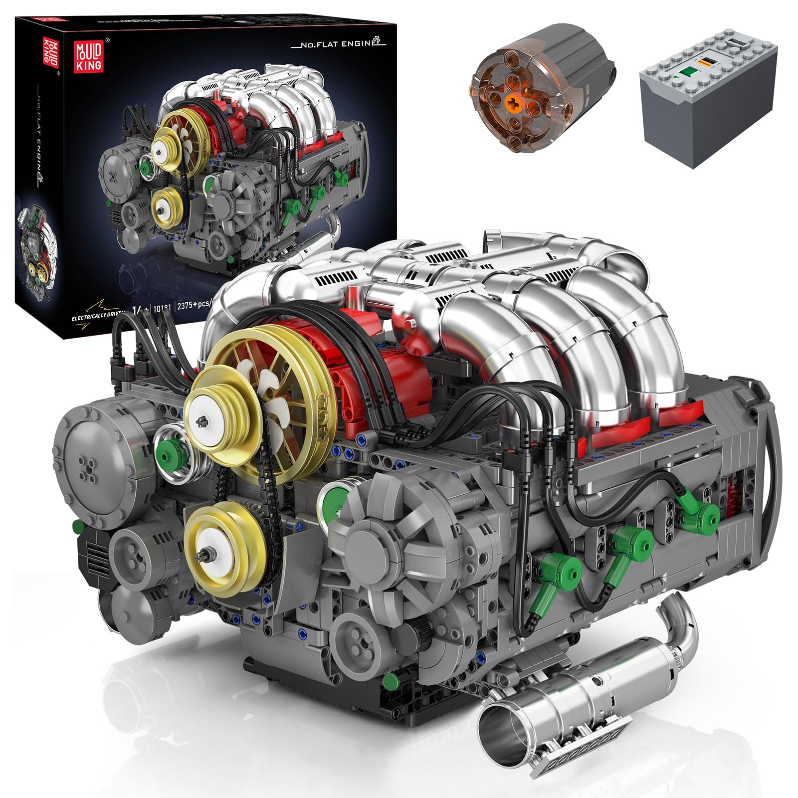 Flat-Six High-Quality Engine Construction set High-Quality Kit, High-Quality Sport High-Quality Car High-Quality Engine High-Quality Building